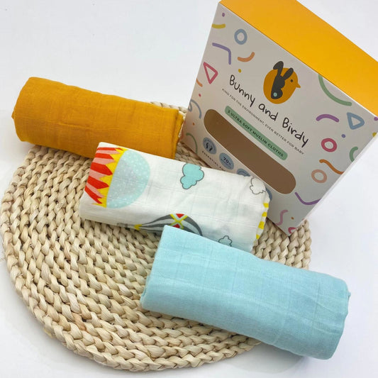 Bamboo muslin 3 pack